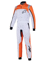 alpinestars（アルパインスターズ) KMX-9 V3 SUIT GRAPHIC 6 SUIT ｜WHITE ORANGE BLACK