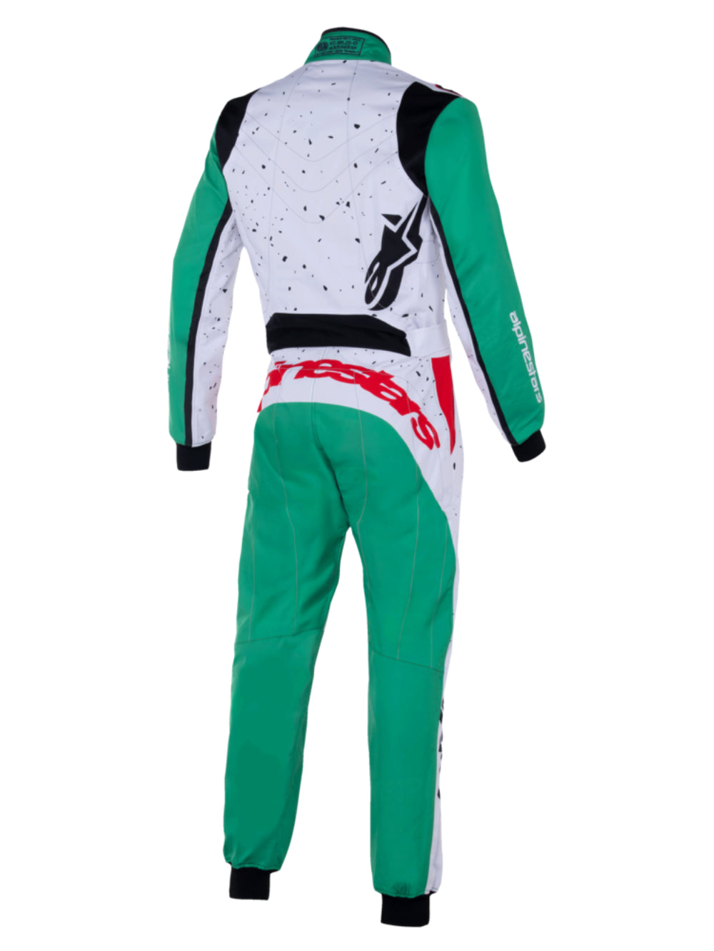 alpinestars（アルパインスターズ) KMX-9 V3 SUIT GRAPHIC 6 SUIT ｜WHITE GREEN RED