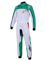 alpinestars（アルパインスターズ) KMX-9 V3 SUIT GRAPHIC 6 SUIT ｜WHITE GREEN RED