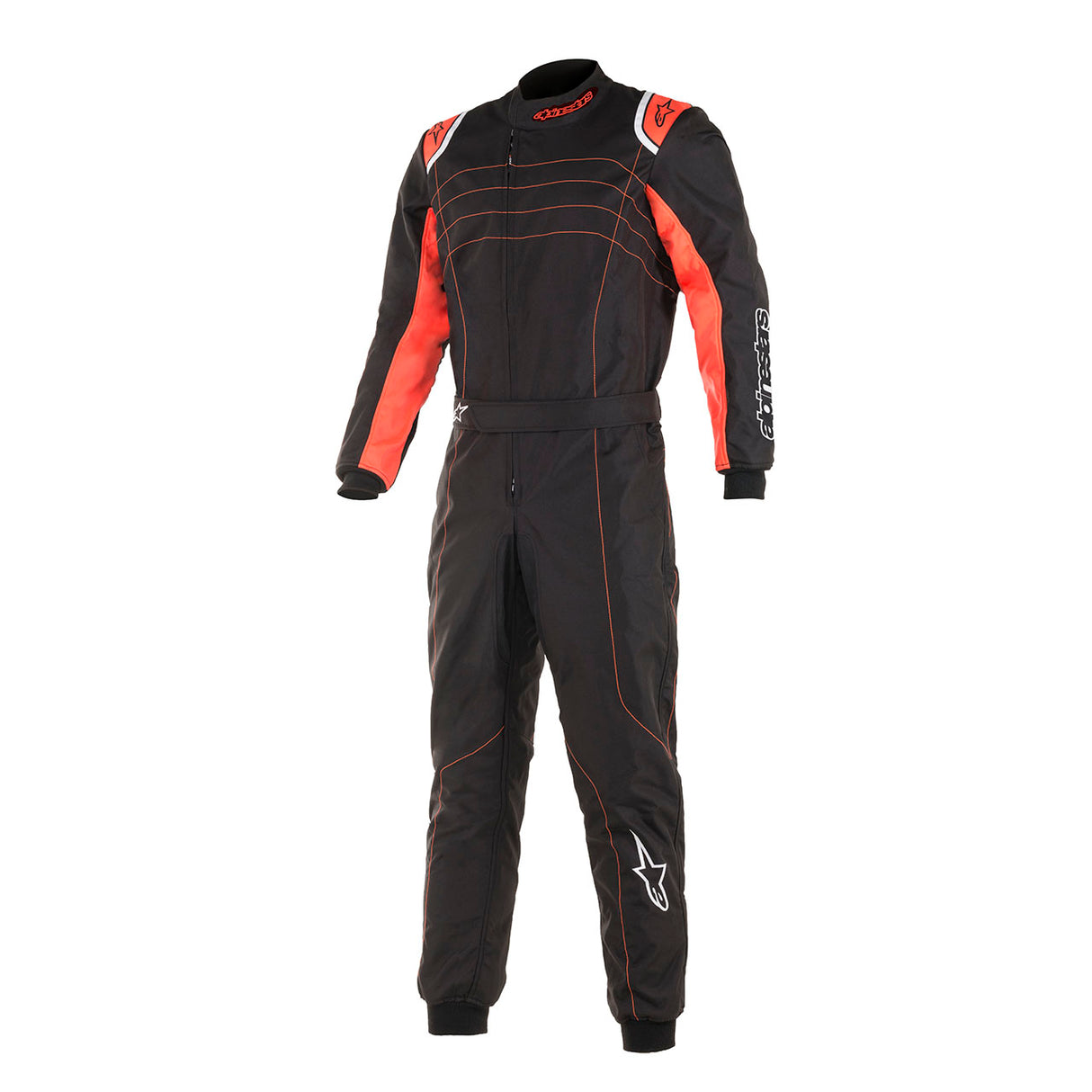 alpinestars（アルパインスターズ) KMX-9 V3 SUIT ｜  BLACK RED FLUO